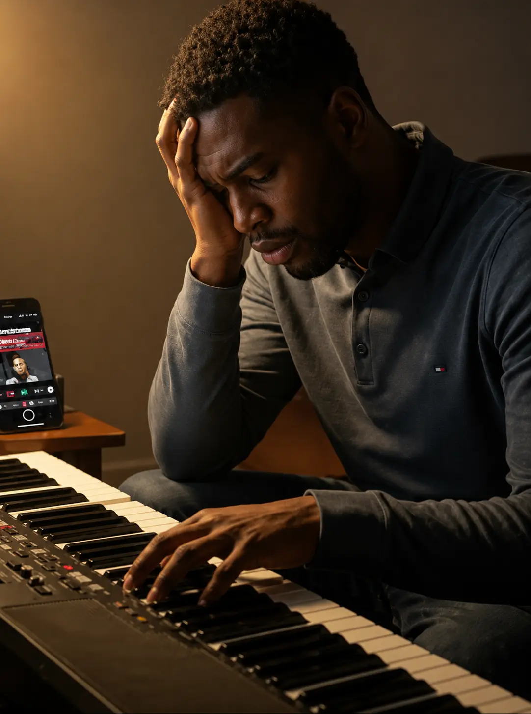Frustrated pianist